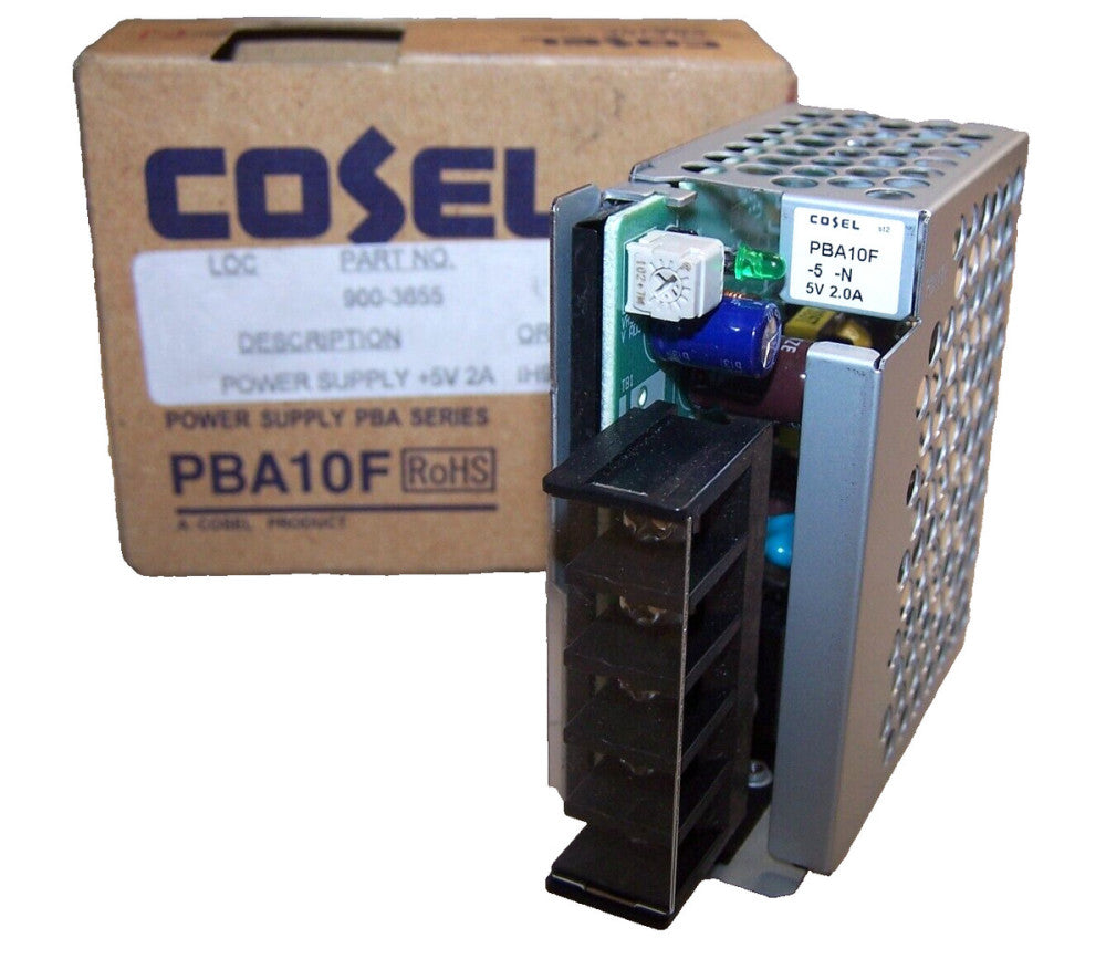 NEW COSEL 5V OUTPUT DC POWER SUPPLY 100-240 VAC INPUT  PBA10F-5