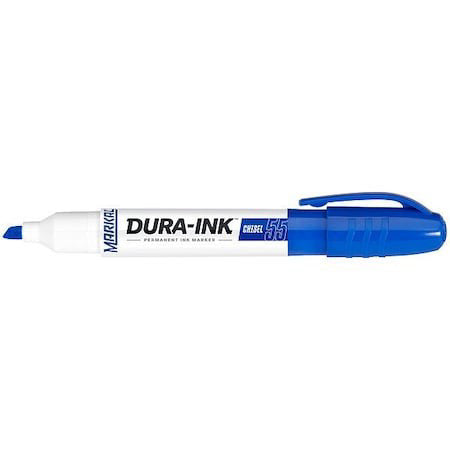 Markal 96530 Permanent Marker, Chisel Tip, Blue