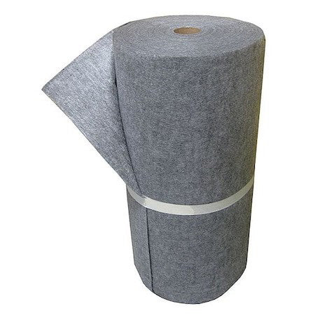 Brady Sir72 Sorbent Pad, Universal, 59 Gal Vol Absorbed Per Pkg, 6 Ft X 150 Ft,