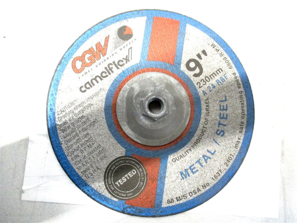CGW (35649) 9 x 1/8 x 5/8-11 Type 27 A/O Depressed Center Grinding Wheel - 14 PC