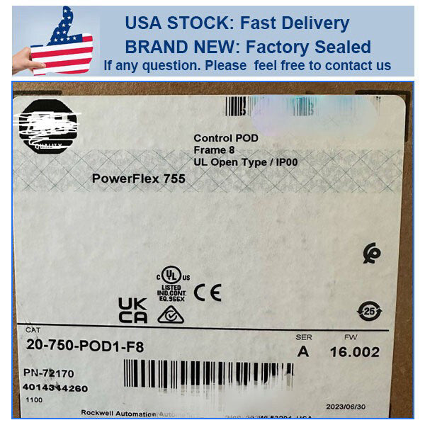 20-750-POD1-F8 1PCS Brand NEW Sealed Allen Bradley 20-750-POD1-F8 Free Ship US