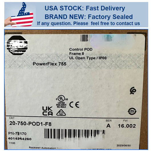 20-750-POD1-F8 1PCS Brand NEW Sealed Allen Bradley 20-750-POD1-F8 Free Ship US