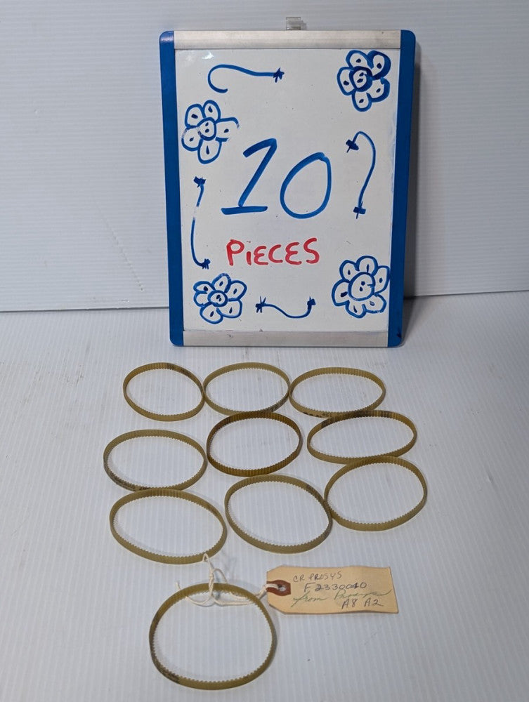 Lot of 10 CR Prosys F233OOoo1O, A8A2, 461 Synchroflex, Alpha Torque Timing Belts
