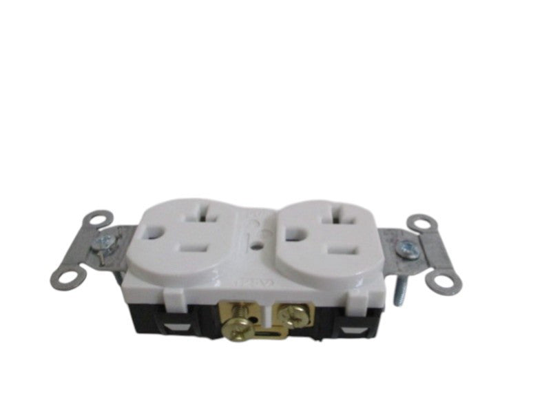 BRYNAT CRS20W DUPLEX RECEPTACLE  NSNP