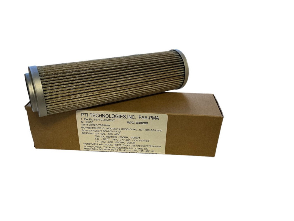 PTI TECHNOLOGIES, FILTER ELEMENT 7585669, FAA-PMA