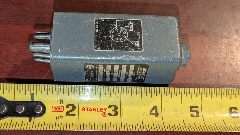 Agastat Time Delay Relay 2705A65G 18-32VDC 3-300s