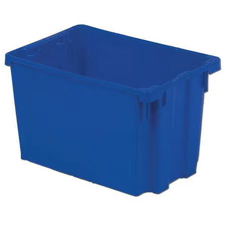 Lewisbins Sn2012-6 Red Hang & Stack Storage Bin, Plastic, Red, 6 1/4 In H, 13