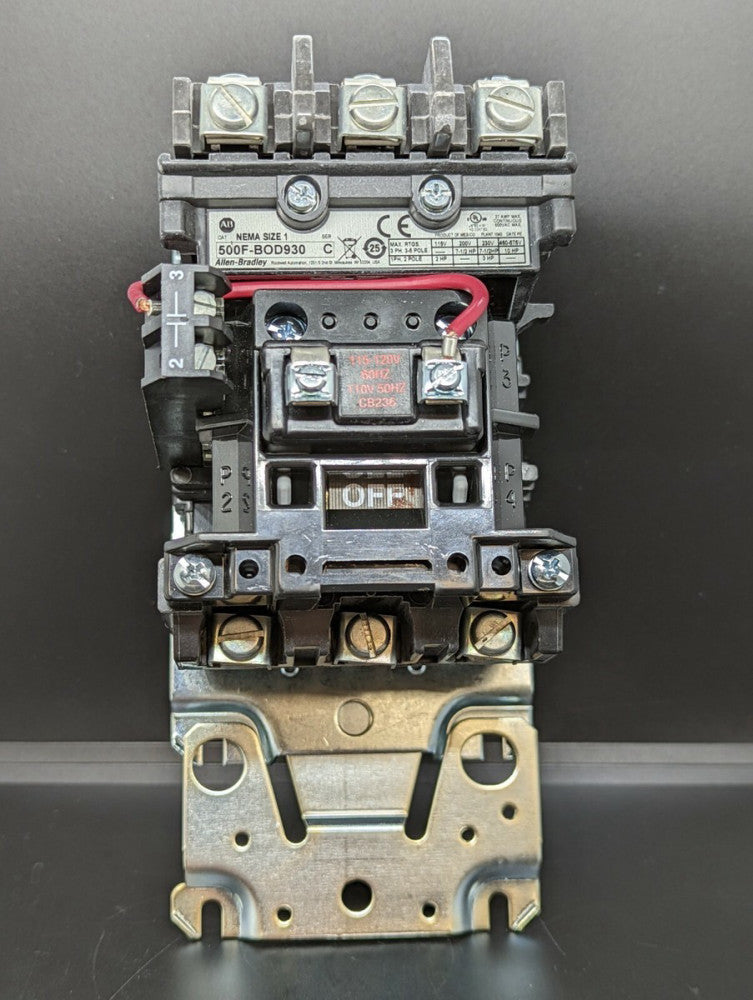 Allen Bradley 500F-BOD930 Size 1 Open 115-120V Contactor NEW IN BOX USA