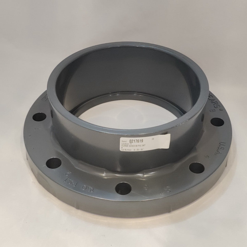 SPEARS NSF-61  8" Flange, 8 Bolt, 150 PSI, PVCI, SCH 80