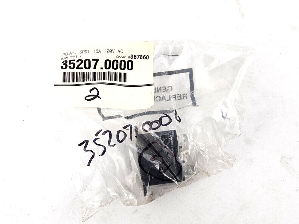 Bunn 35207.0000 Relay SPDT 120VAC Coil 15 Amp FMD-4 FMD-5 IMIX-5S