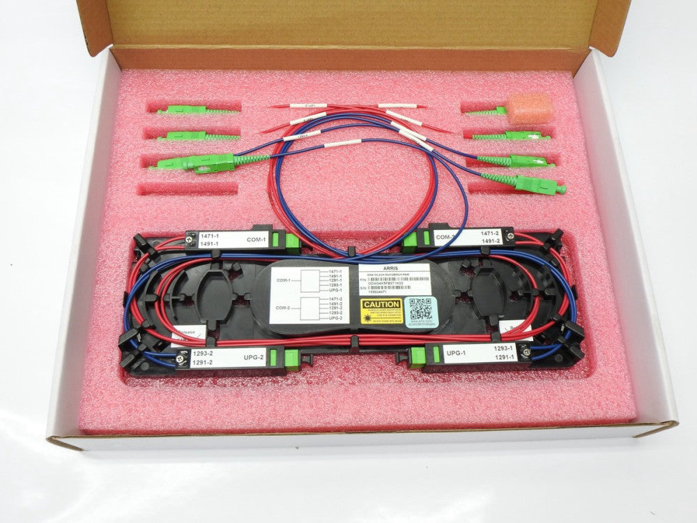 Arris OM4100, 4CH, MUX/DEMUX Pair ODW04K5FB3T1K03 Splice Tray
