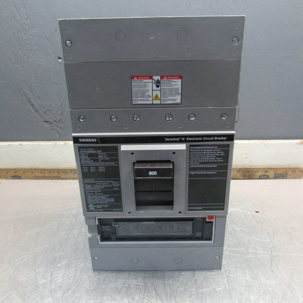 SIEMENS SHND6B800LSIH, SENSITRIP IV, 3P/600V/800A/65kA, LSIH!  NEW! MAKE OFFER!