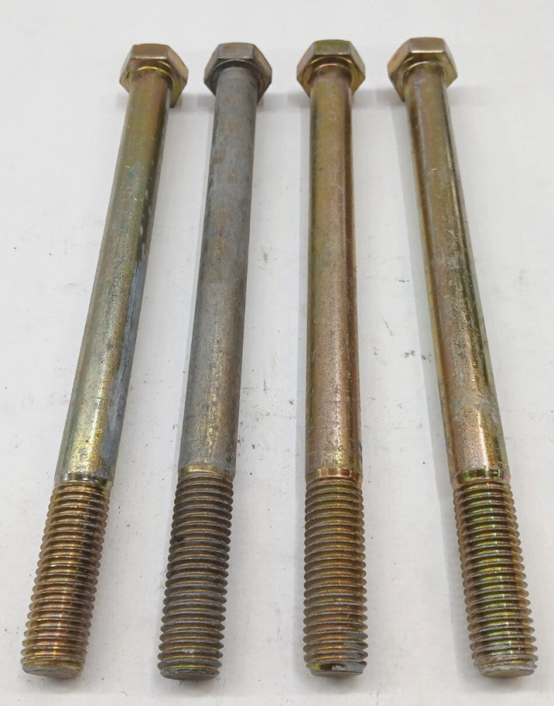 HEX CAP SCREW 3/4-10 X 10 IN. ZINC PLATED STEEL GRADE 8  LOT OF 4