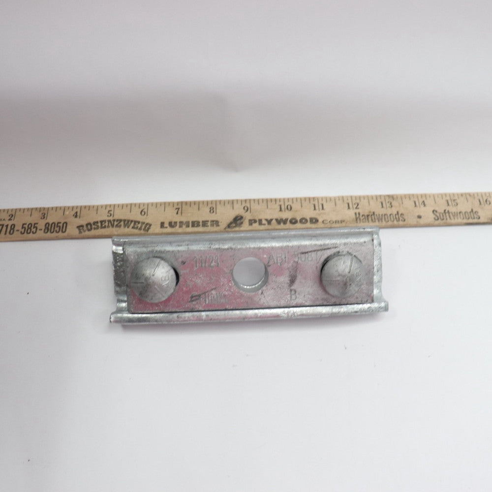 (2-Pk) Abi Suspension Clamps B-Cable Steel 11/21 5081 - One Bolt Missing