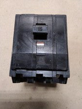 Square D, LP-9640 Type QOB, 3 Pole Circuit Breaker, 15A C64