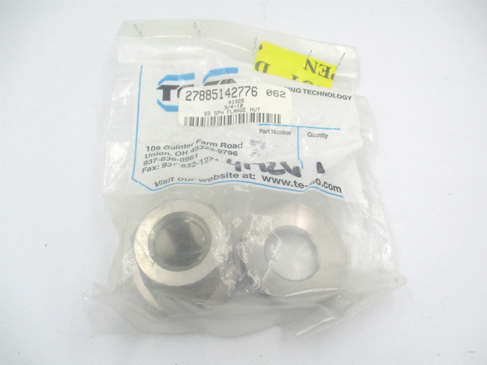 TE-CO (41926) 3/4-10 1-1/4" Spherical Flange Nut 