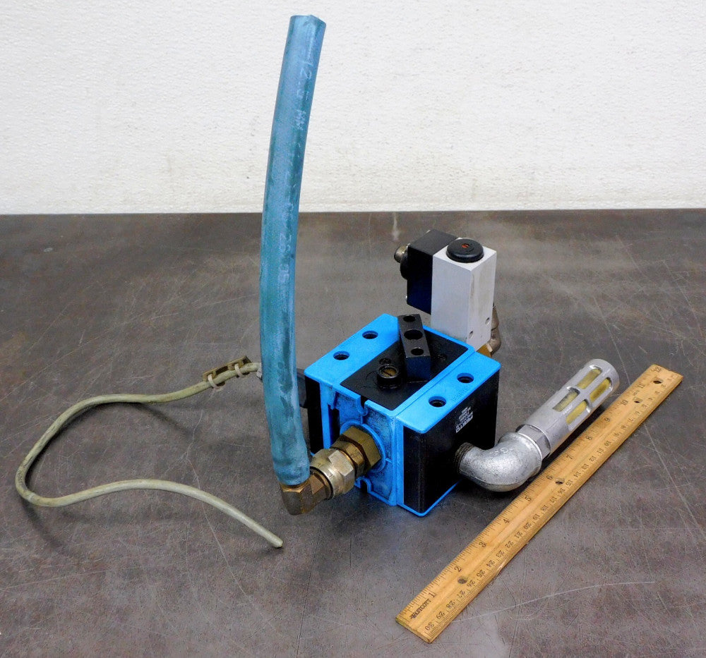 Festo - MFHE-3-1/2-5-SA Solenoid Valve W/ Filter Element 1/2 in. NPT 145 PSI