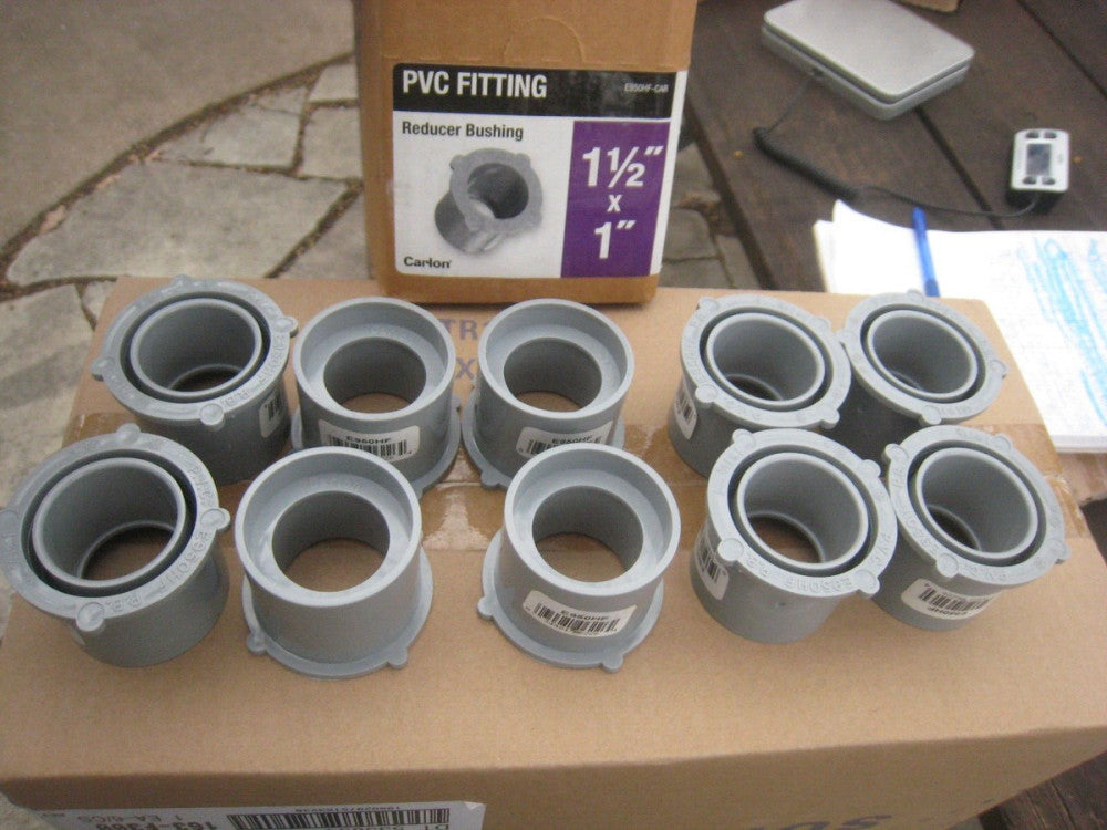 10 Carlon E950HF-CAR 1-1/2” X 1” Reducing Bushing full box