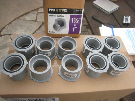 10 Carlon E950HF-CAR 1-1/2” X 1” Reducing Bushing full box