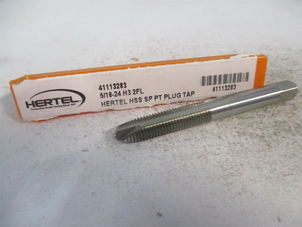 (K008479AS) 5/16-24 UNF 3B 2Fl Bright Finish High Speed Steel Spiral Point Tap 