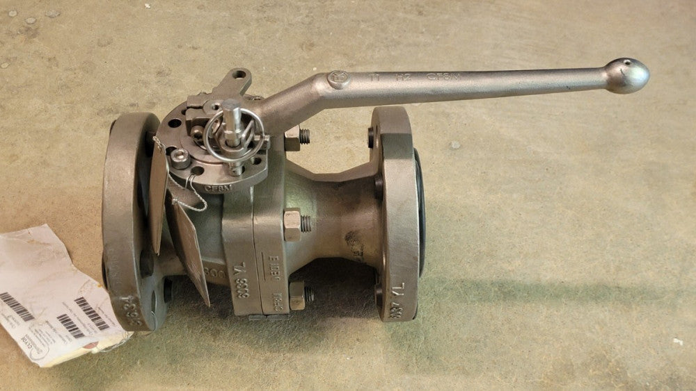 XOMOX FK Ball Valve 2" CF8M Stainless Steel CL300 30PSI @ 450F