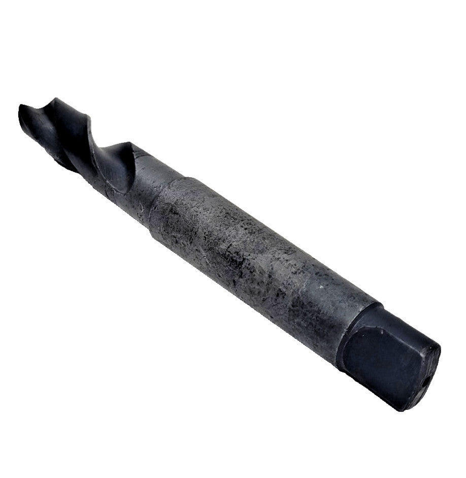 DORMER 1-1/8" MORSE TAPER SHANK DRILL BIT MT#4 HS 2 FLUTES OAL 10 IN.