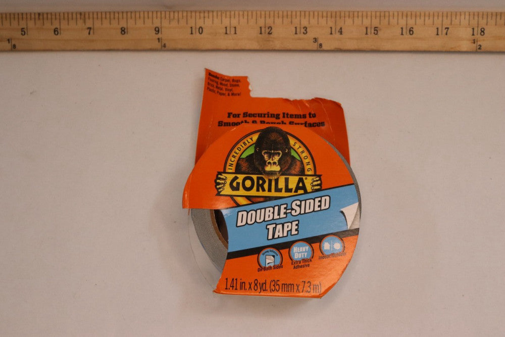 Gorilla 1.41 in. x 8 yds. Double Sided Cloth Tape