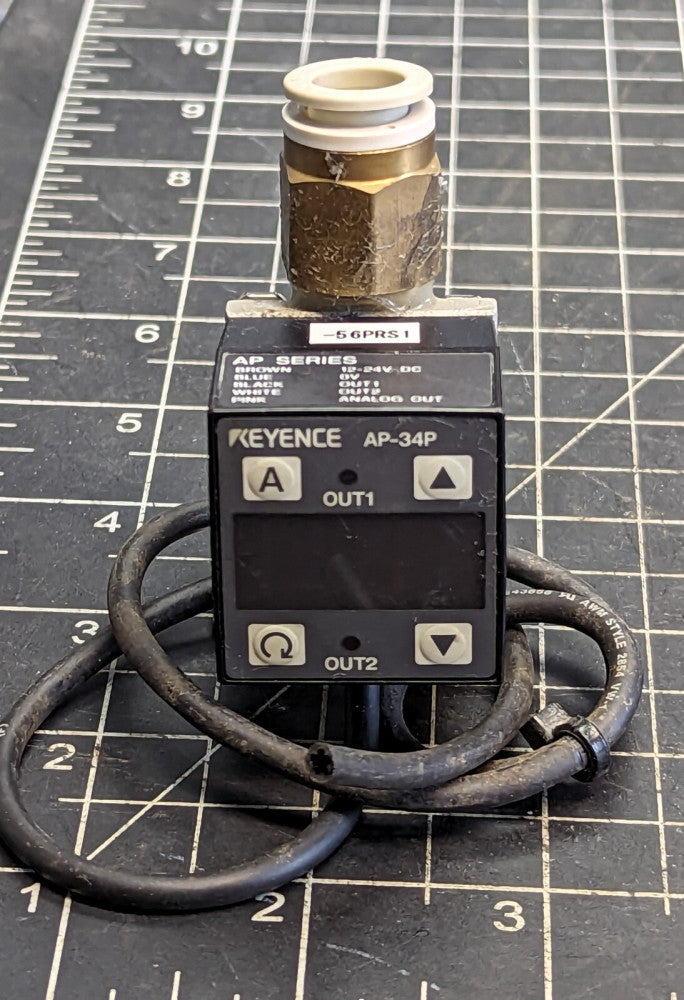 Keyence AP-34P Pressure Sensor Working Pull [OF14]
