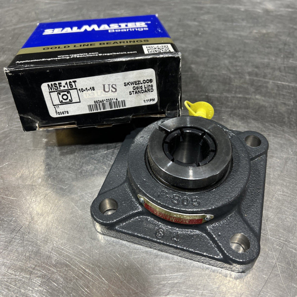 SEAL MASTER MSF-16T BALL BEARING FLANGE UNIT Nos Surplus