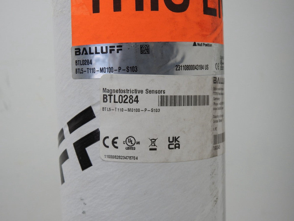 BALLUFF BTL5-T110-M0100-P-S103 Magnetostrictive Sensor System BTL0284  - NOB NEW