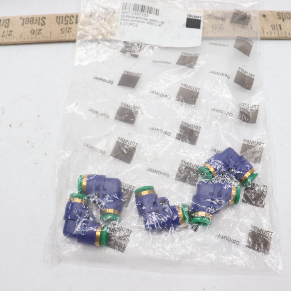 (5-Pk) Trumpf Elbow Connector Blue 0347183