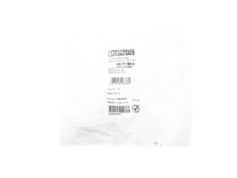 PHOENIX CONTACT PROT-M12 1680539 (PKG OF 5) NSMP