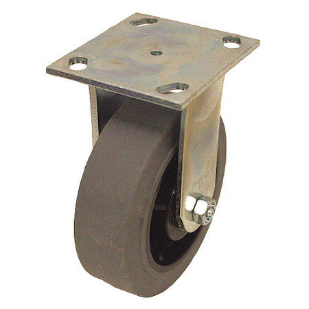 Zoro Select P21r-Prp050r-14-El Plate Caster,350 Lb. Load Rating
