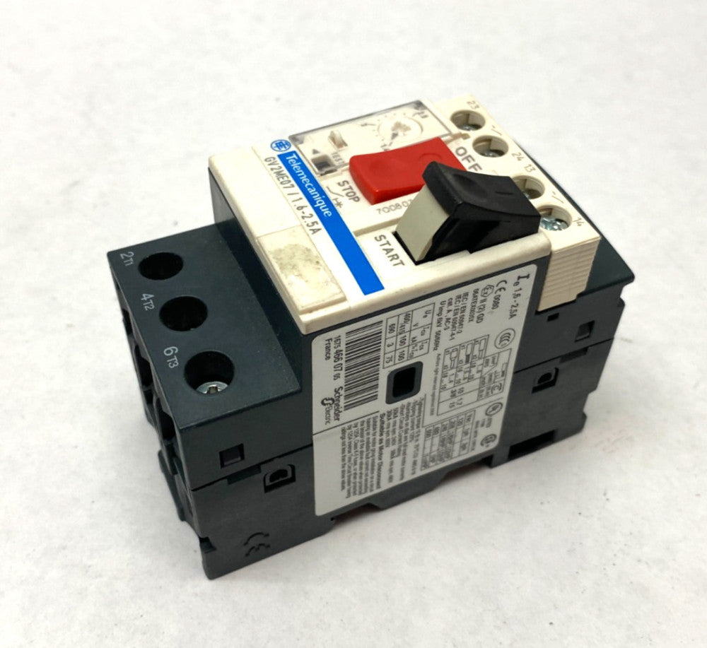 Schneider Electric Telemecanique GV2ME07 TeSys Deca Manual Starter and Protector