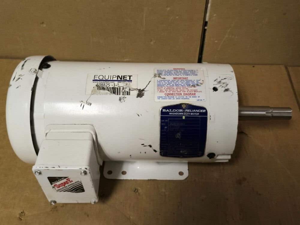BALDOR WASHDOWN MOTOR 35J341Q130G1 3HP 208,230/460V 3450RPM NEW !MAKE OFFER!