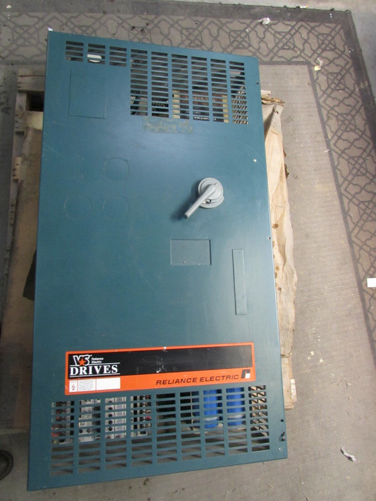 RELIANCE 1VT4150U 50HP 460V 64A VARIABLE FREQUENCY DRIVE NICE USED TAKEOUT !!