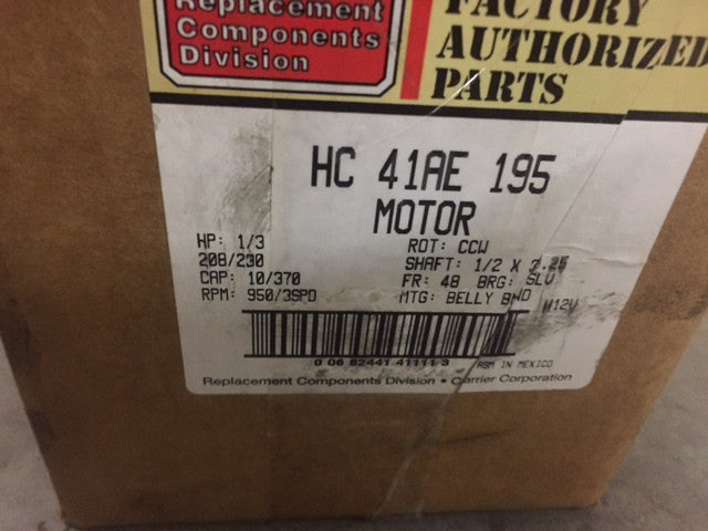 Carrier motor HC41AE195 (NEW)