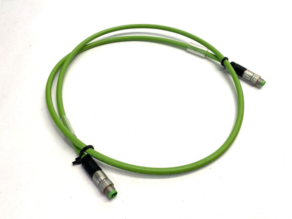 Beckhoff ZK1090-3131-0010 Double-Ended EtherCAT Cordset M8 Male to Male 1m