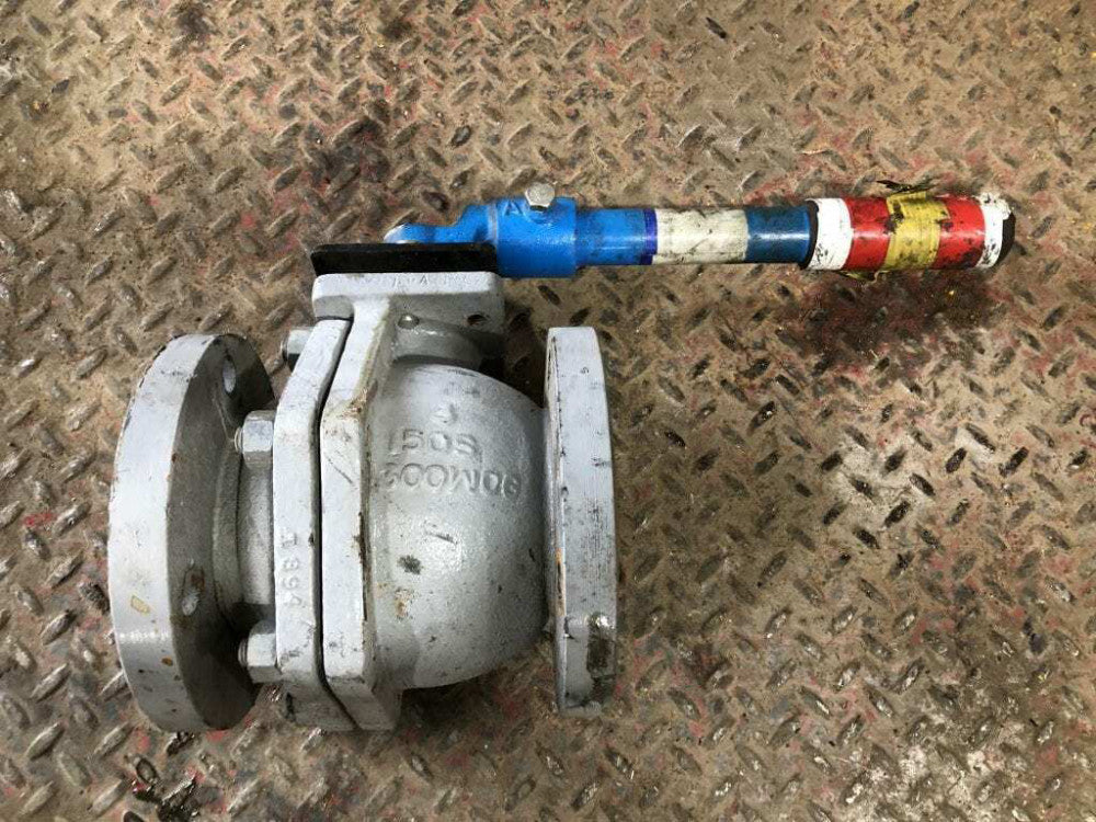 American Valve 4000 3" Cast Iron Manual Ball Valve 300WOG