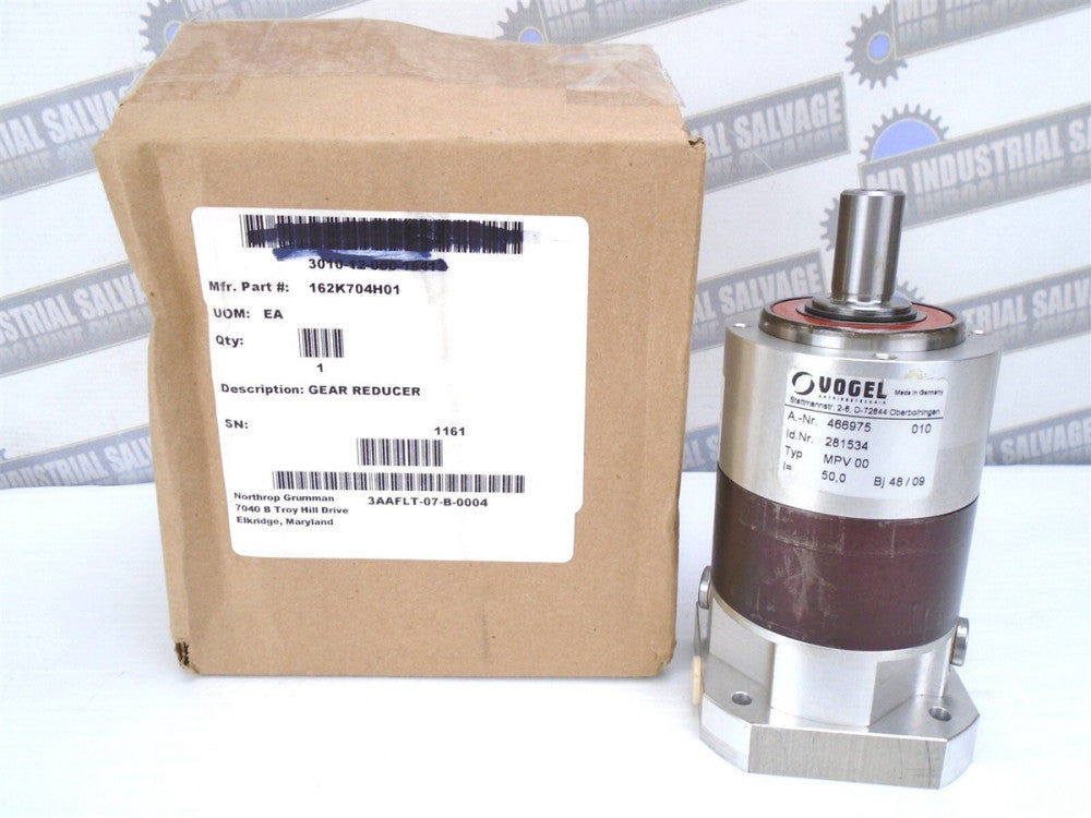 VOGEL - 466975 - 281534 - MPV00 50:1 PLANETARY GEARBOX - (NEW in BOX)