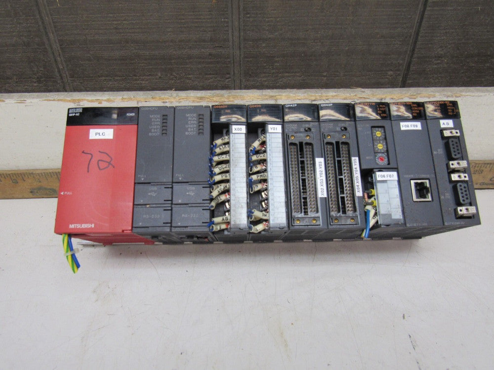 MITSUBISHI MELSEC-Q PLC SYSTEM Q06HCPU Q61P QJ71E71-100 Q64DA Q68ADV Q71C24N-R2