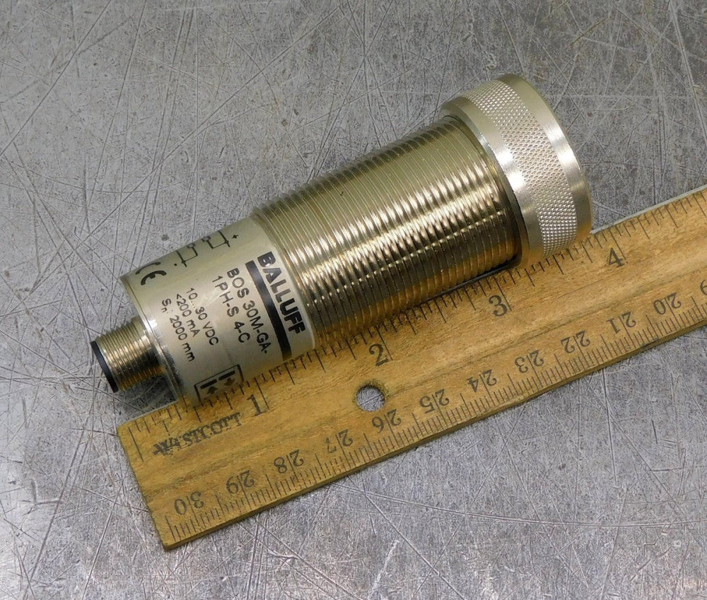 Balluff BOS 30M-GA-1PH-S4-C Photoelectric Diffuse Sensor 30V DC BOS0134