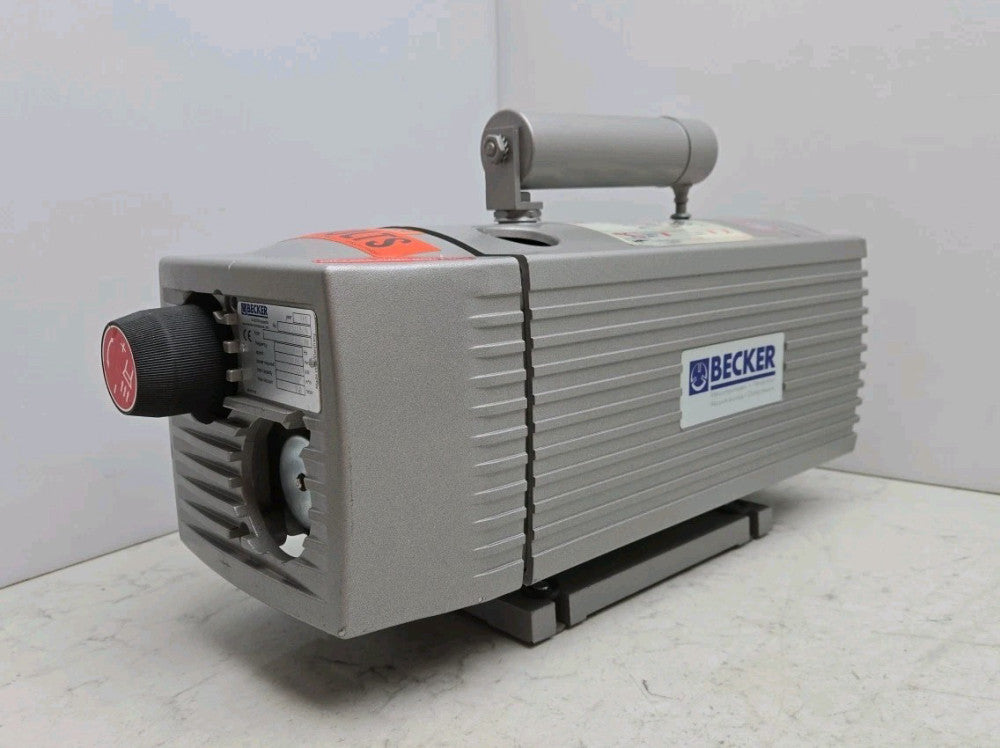 Becker VT 4.10 Rotary Vane Oil-less Vacuum Pump .6Hp 150mbar Single Phase 12m³/h