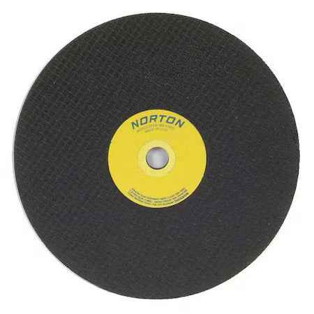 Norton Abrasives 66253022712 Abrasive Cut-Off Wheel, Type 1, 8 In Dia, 0.125 In