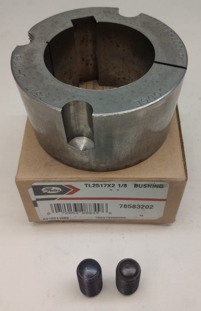 Gates TL2517X2 1/8 Taper Lock Bushing 2-1/8" Bore Dodge 2517 2-1/8 78583202