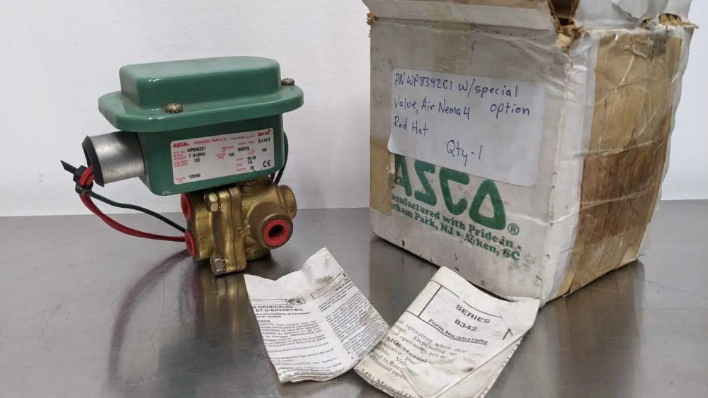 ASCO WP8342C1 Solenoid Valve 1/4" 60/120