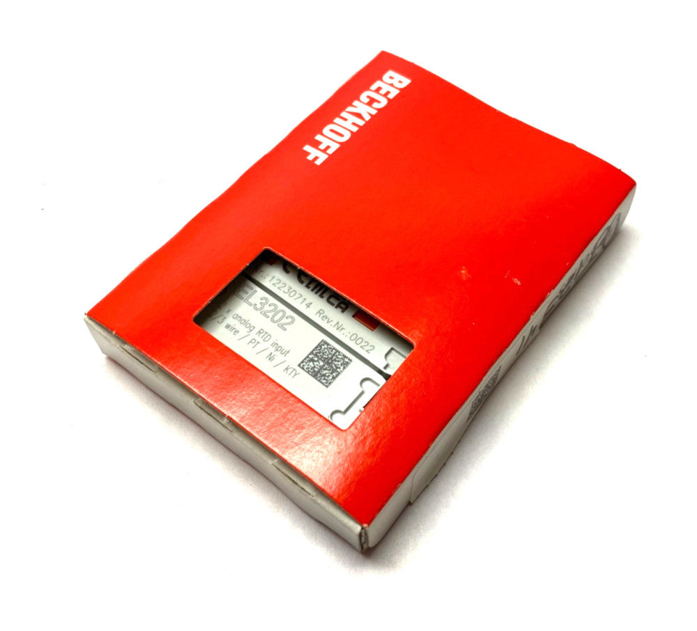 Beckhoff EL3202 EtherCAT 2-Channel Analog RTD Input Terminal 2/3 Wire