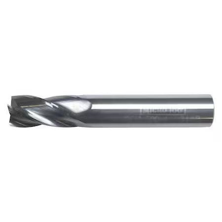 Micro 100 Gem-500-4 Carb End Mill,1/2 In,4Fl,Cc,Uncoated