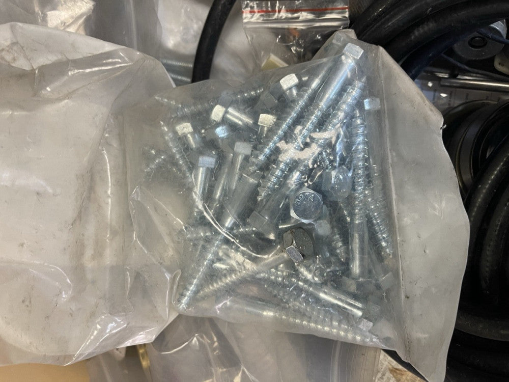 VALUE BRAND U08280.037.0700 Hex Lag Screw, Zinc, 3/8x7 L, PK50 1LE11 *SHIPS FREE