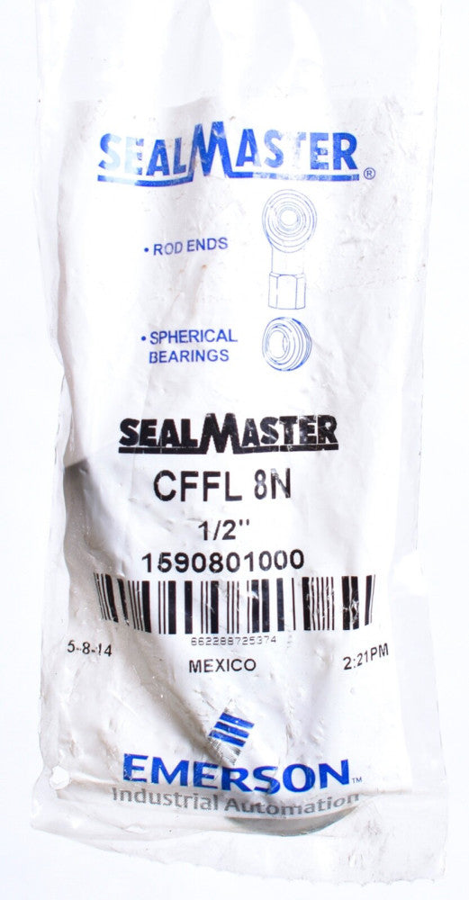 Sealmaster Female LH Rod End Bearing Two-Piece Greasable 1/2" Bore  CFFL 8N